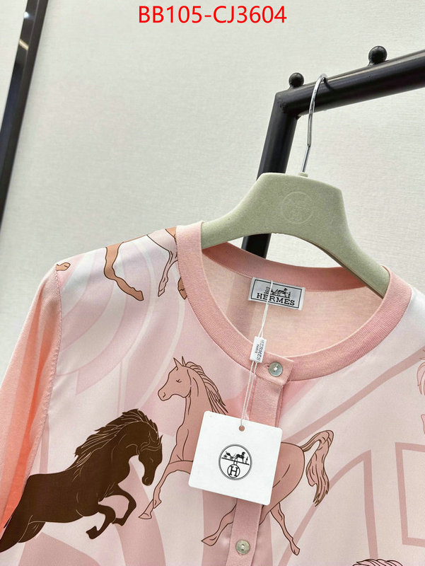Clothing-Hermes replica 2024 perfect luxury ID: CJ3604 $: 105USD