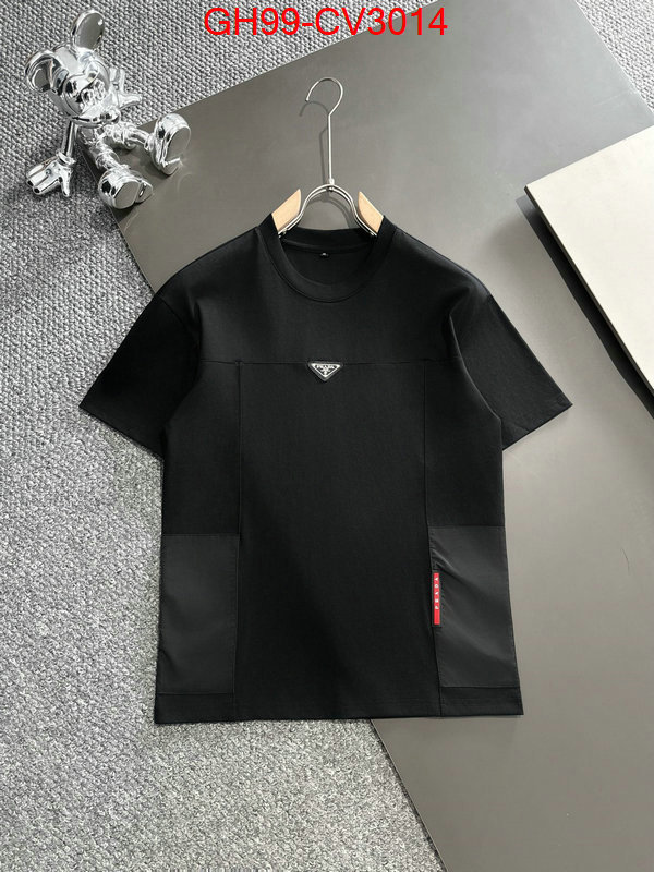 Clothing-Prada designer wholesale replica ID: CV3014 $: 99USD
