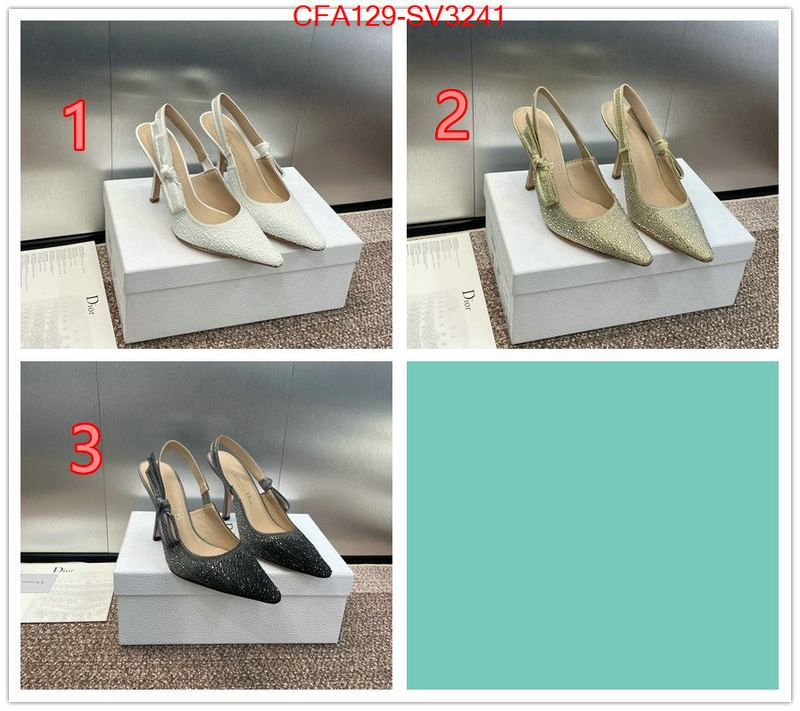 Women Shoes-Dior shop cheap high quality 1:1 replica ID: SV3241 $: 129USD