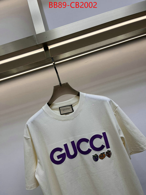 Clothing-Gucci replica aaaaa+ designer ID: CB2002 $: 89USD