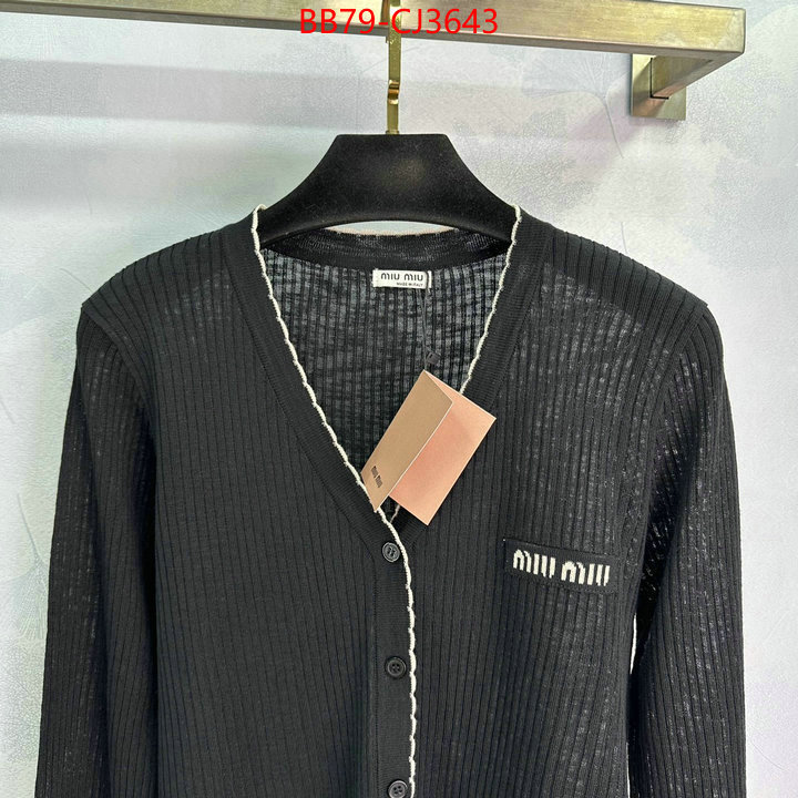 Clothing-MIU MIU cheap replica designer ID: CJ3643 $: 79USD