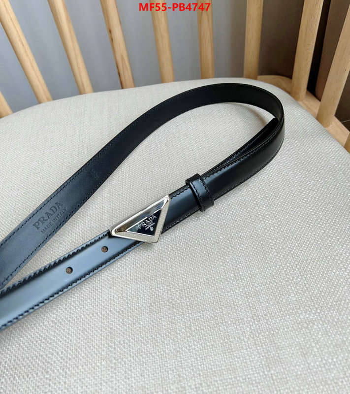 Belts-Prada 7 star quality designer replica ID: PB4747 $: 55USD