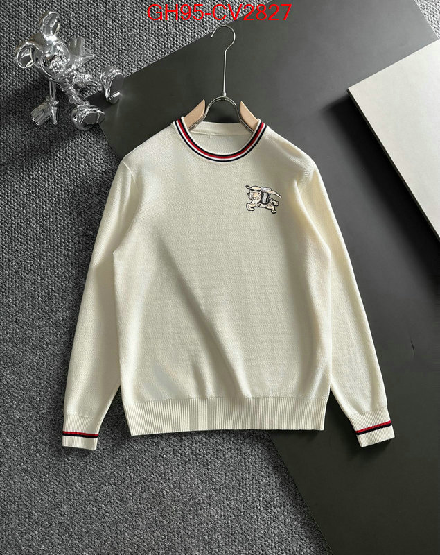 Clothing-Burberry designer fake ID: CV2827 $: 95USD