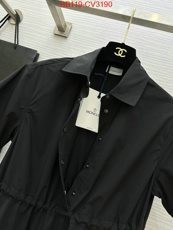 Clothing-Moncler buy best high-quality ID: CV3190 $: 119USD