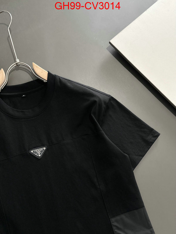 Clothing-Prada designer wholesale replica ID: CV3014 $: 99USD