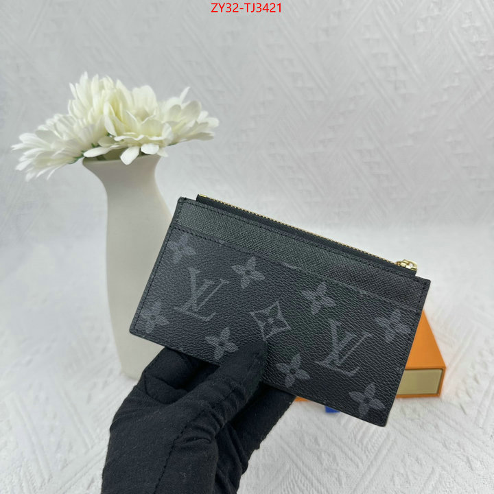 LV Bags(4A)-Wallet replica sale online ID: TJ3421 $: 32USD,