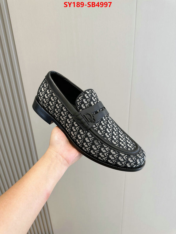 Men shoes-Dior luxury cheap replica ID: SB4997 $: 189USD