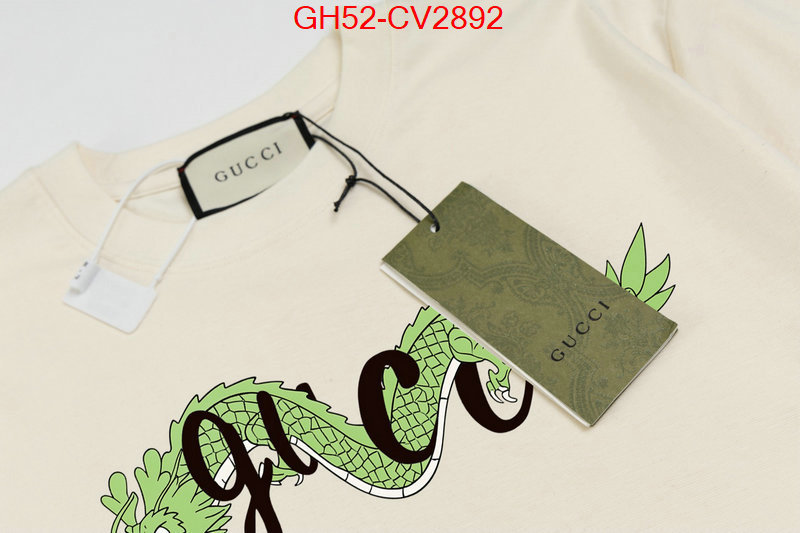 Clothing-Gucci aaaaa quality replica ID: CV2892 $: 52USD