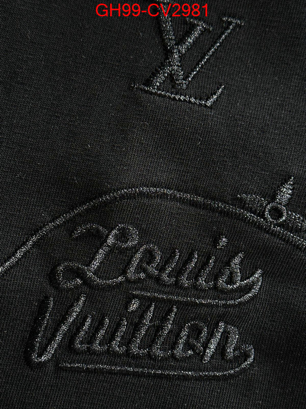 Clothing-LV first copy ID: CV2981 $: 99USD
