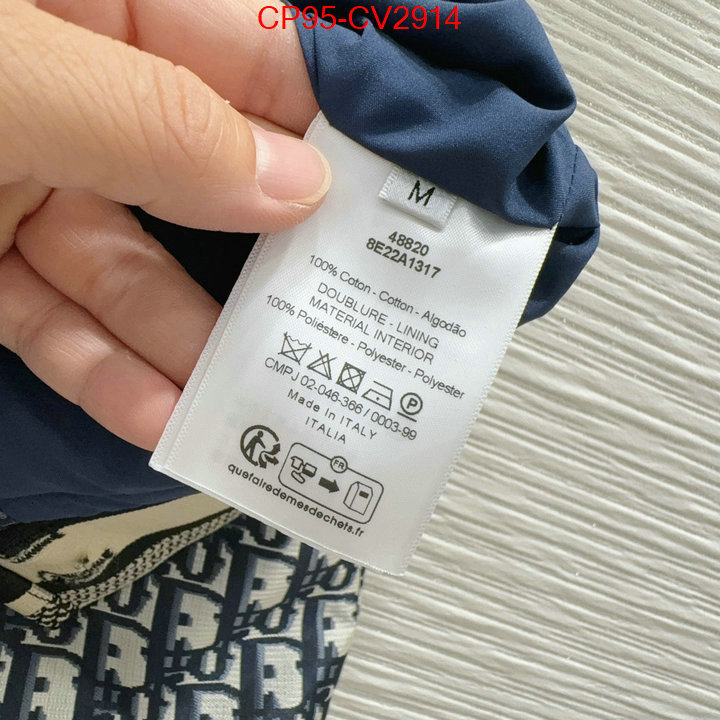 Clothing-Dior from china 2024 ID: CV2914 $: 95USD