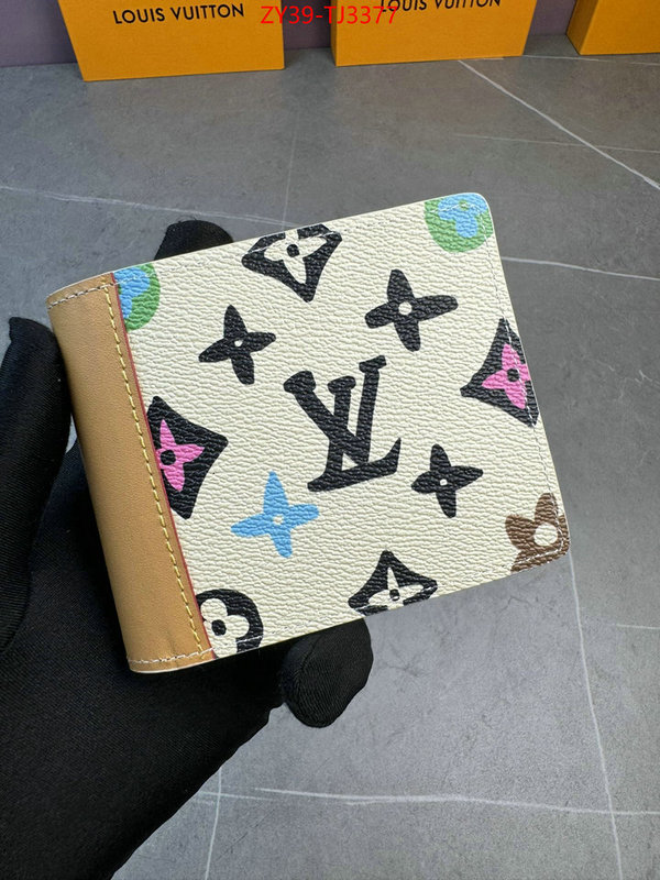 LV Bags(4A)-Wallet high quality aaaaa replica ID: TJ3377 $: 39USD,