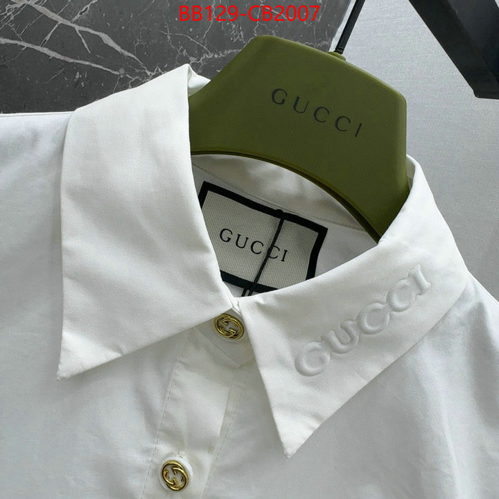 Clothing-Gucci buy 1:1 ID: CB2007 $: 129USD