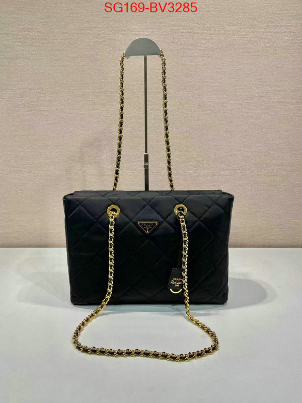 Prada Bags(TOP)-Handbag- designer replica ID: BV3285 $: 169USD,