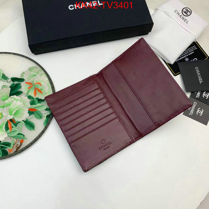 Chanel Bags(4A)-Wallet- brand designer replica ID: TV3401 $: 42USD,