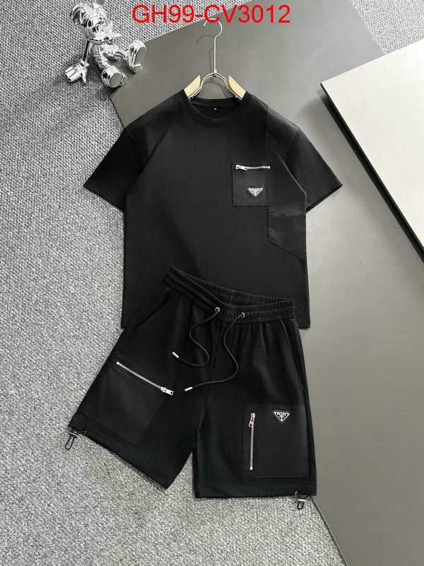 Clothing-Prada designer wholesale replica ID: CV3012 $: 99USD