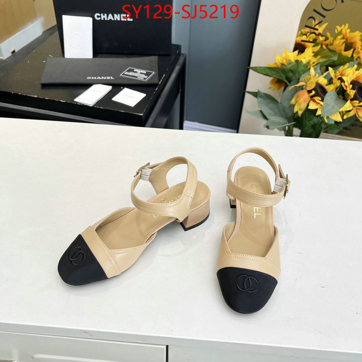 Women Shoes-Chanel what is a 1:1 replica ID: SJ5219 $: 129USD