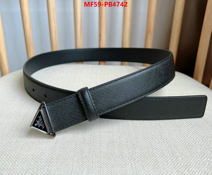 Belts-Prada how to start selling replica ID: PB4742 $: 59USD