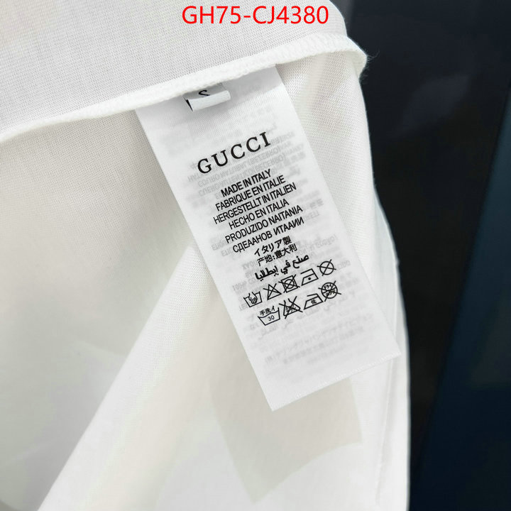 Clothing-Gucci sellers online ID: CJ4380 $: 75USD