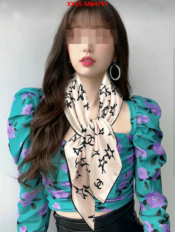 Scarf-Chanel fake designer ID: MB4791 $: 55USD