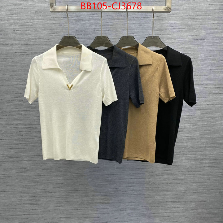 Clothing-Valentino designer fashion replica ID: CJ3678 $: 105USD