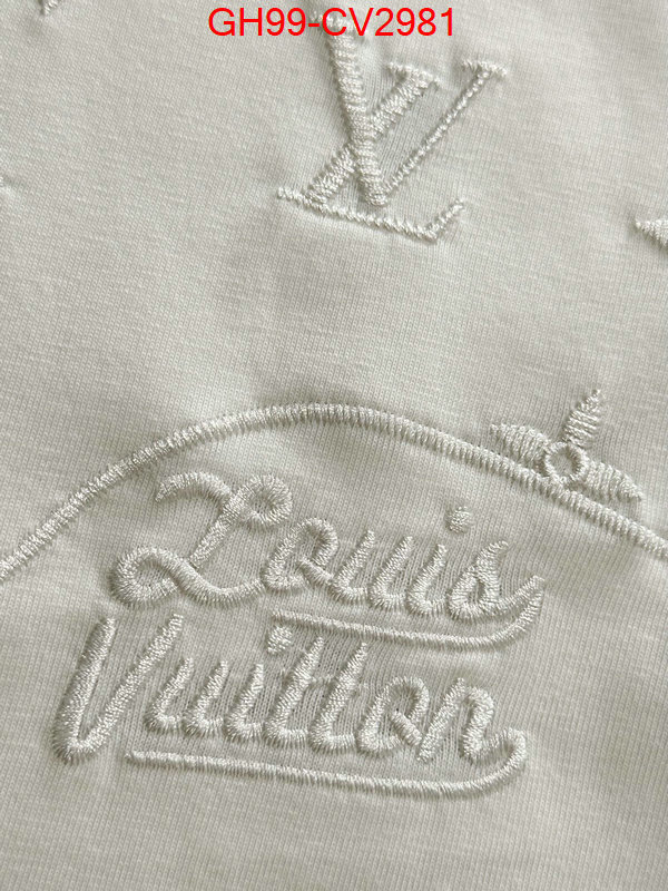 Clothing-LV first copy ID: CV2981 $: 99USD