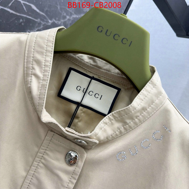Clothing-Gucci same as original ID: CB2008 $: 169USD