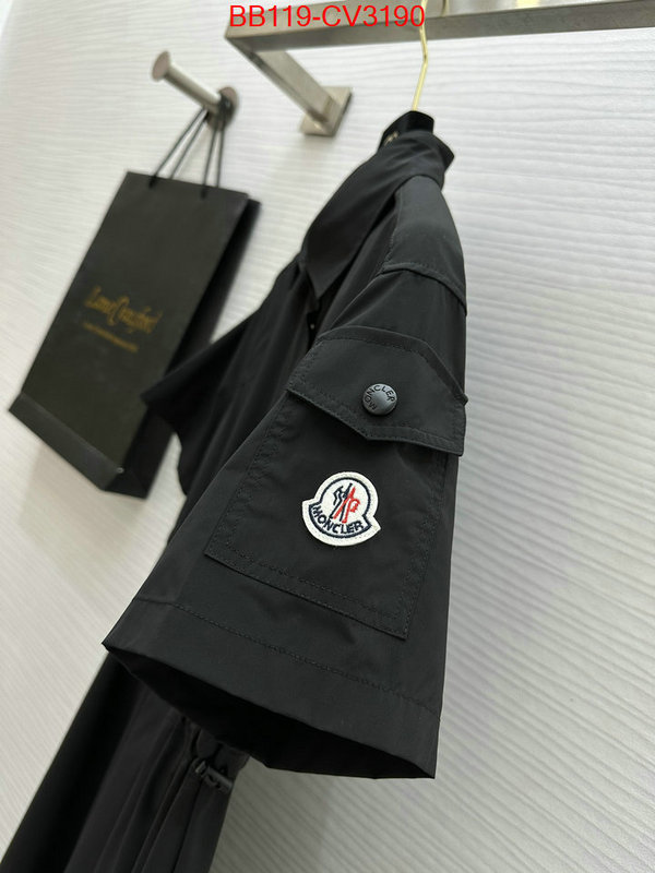Clothing-Moncler buy best high-quality ID: CV3190 $: 119USD