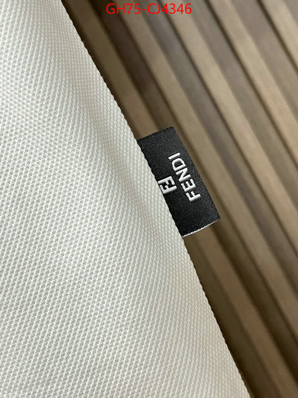 Clothing-Fendi perfect quality designer replica ID: CJ4346 $: 75USD