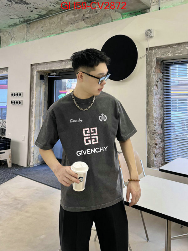 Clothing-Givenchy luxury cheap ID: CV2872 $: 59USD