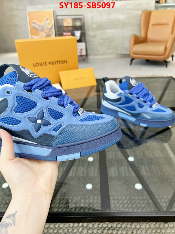 Men Shoes-LV top perfect fake ID: SB5097 $: 185USD