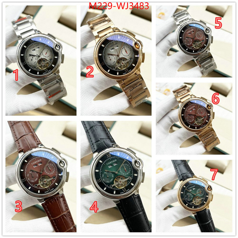 Watch(TOP)-Cartier customize best quality replica ID: WJ3483 $: 229USD