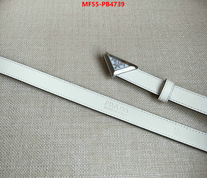 Belts-Prada 1:1 replica ID: PB4739 $: 55USD