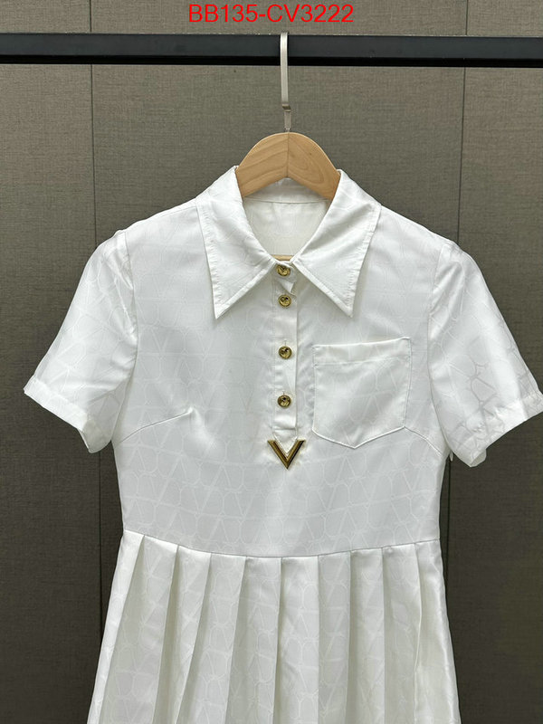 Clothing-Valentino how to buy replica shop ID: CV3222 $: 135USD