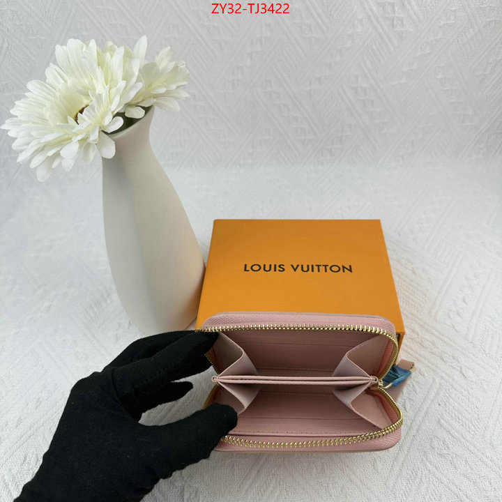 LV Bags(4A)-Wallet how to find designer replica ID: TJ3422 $: 32USD,