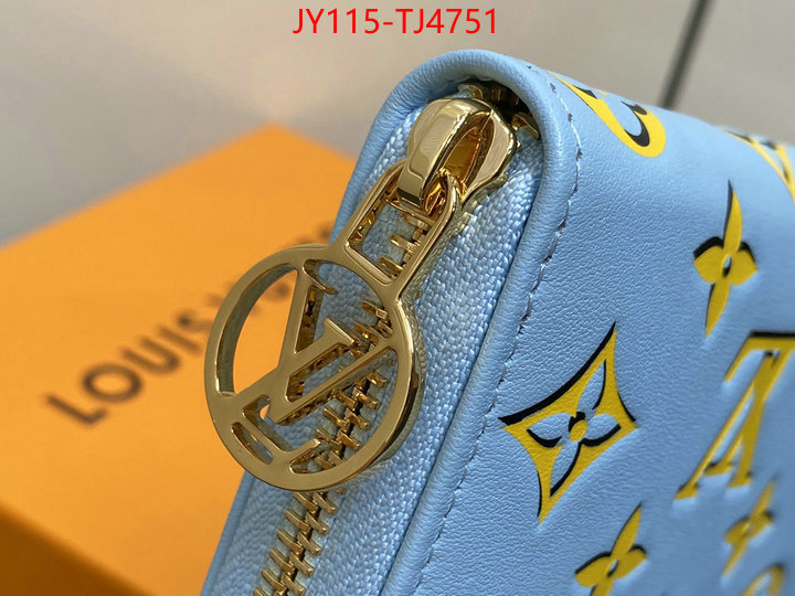 LV Bags(TOP)-Wallet high quality 1:1 replica ID: TJ4751 $: 115USD,