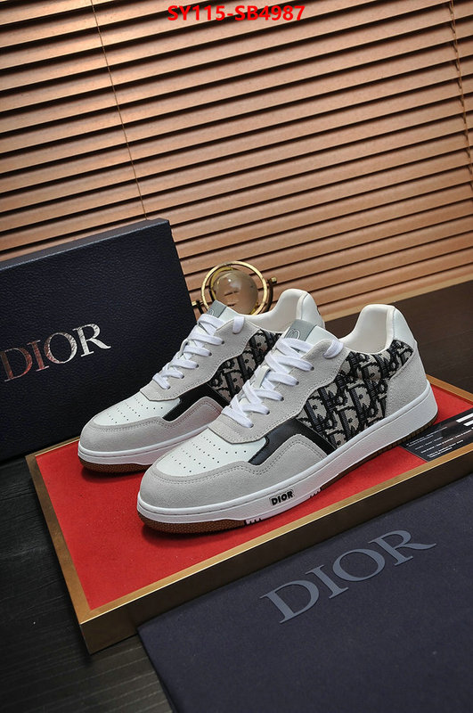 Men shoes-Dior designer fashion replica ID: SB4987 $: 115USD