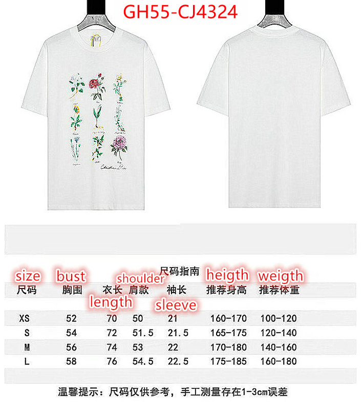 Clothing-Dior top ID: CJ4324 $: 55USD