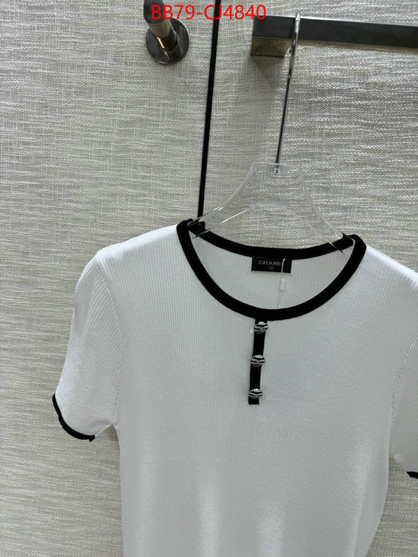 Clothing-Chanel how to start selling replica ID: CJ4840 $: 79USD