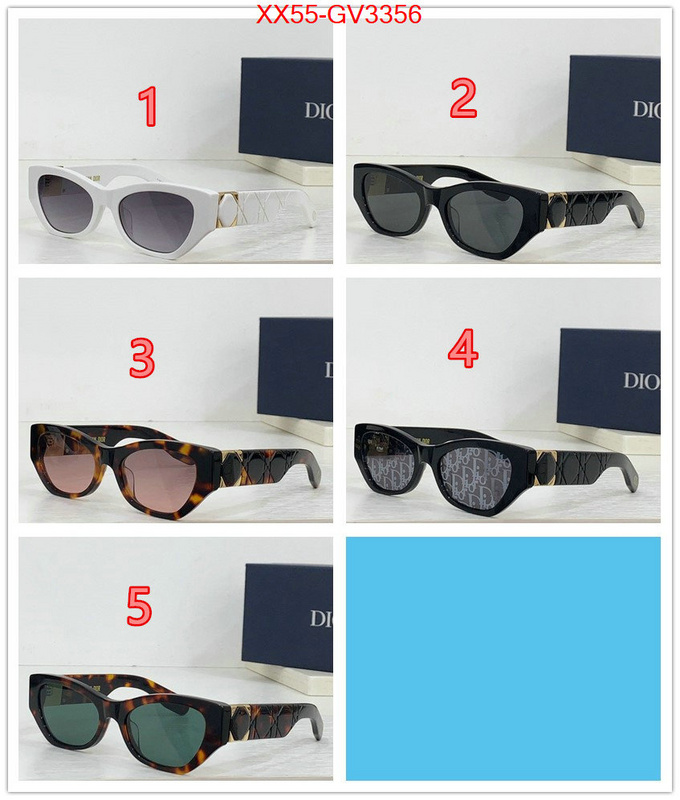 Glasses-Dior 2024 perfect replica designer ID: GV3356 $: 55USD