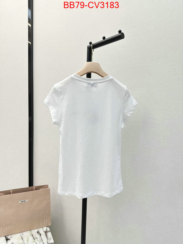 Clothing-MIU MIU hot sale ID: CV3183 $: 79USD