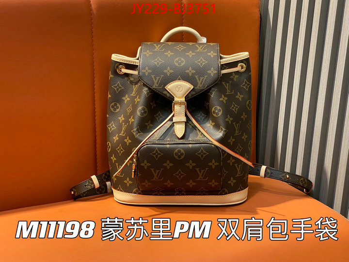 LV Bags(TOP)-Backpack- designer ID: BJ3751 $: 229USD,