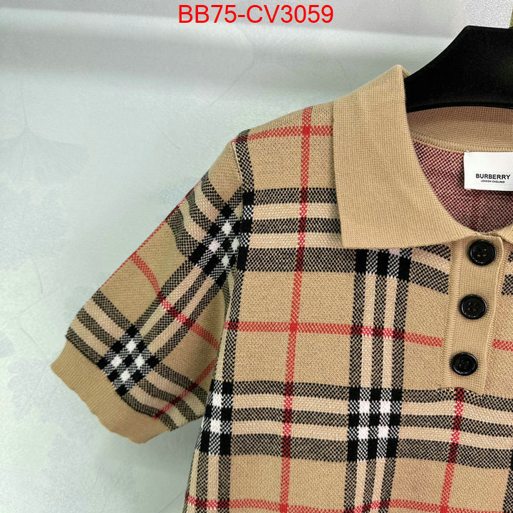 Clothing-Burberry exclusive cheap ID: CV3059 $: 75USD