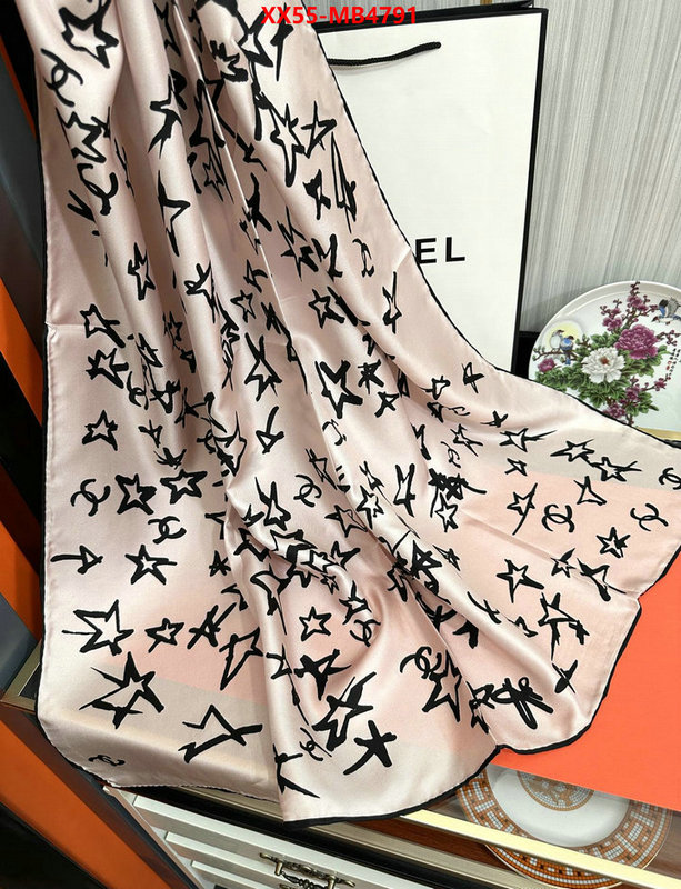 Scarf-Chanel fake designer ID: MB4791 $: 55USD
