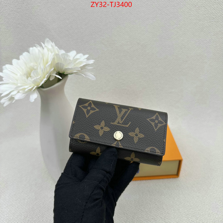 LV Bags(4A)-Wallet what ID: TJ3400 $: 32USD,