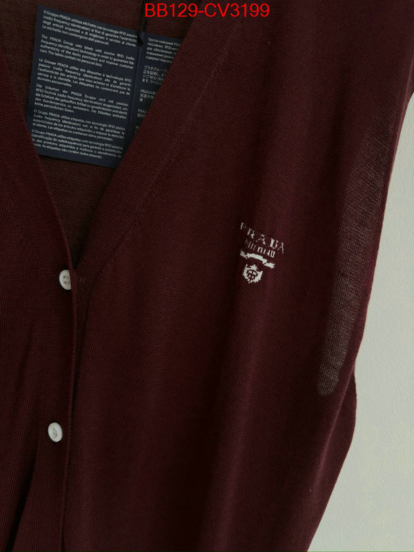 Clothing-Prada where to buy fakes ID: CV3199 $: 129USD