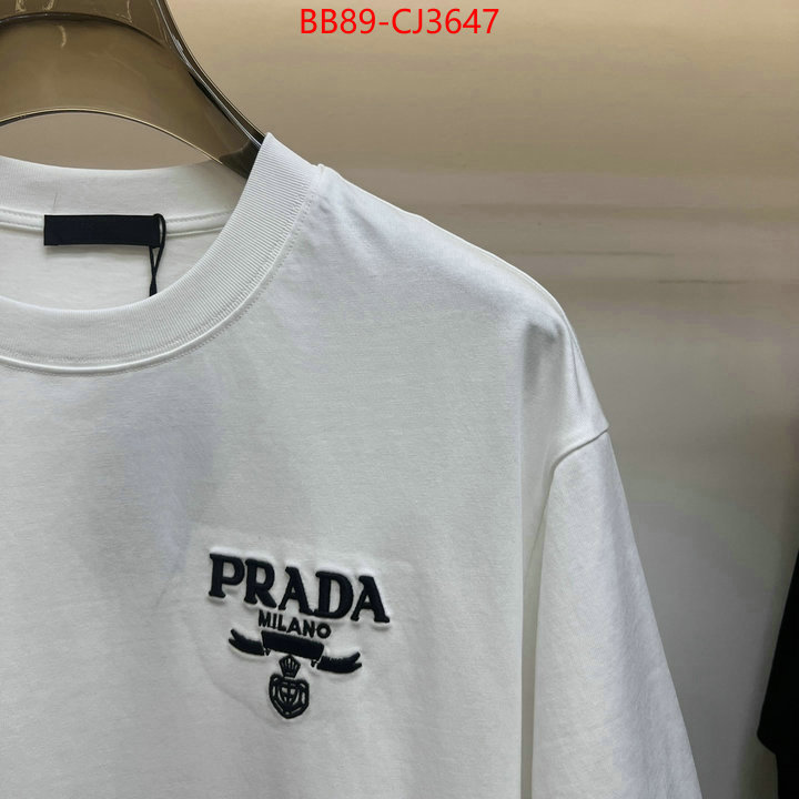 Clothing-Prada 1:1 replica wholesale ID: CJ3647 $: 89USD