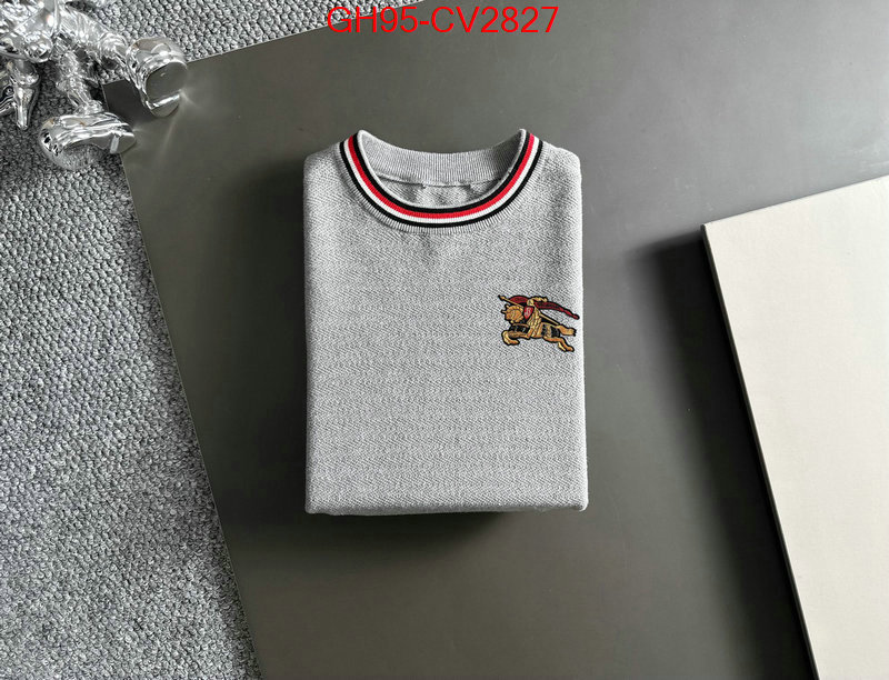Clothing-Burberry designer fake ID: CV2827 $: 95USD