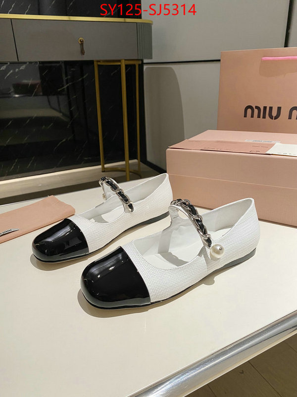 Women Shoes-Miu Miu unsurpassed quality ID: SJ5314 $: 125USD