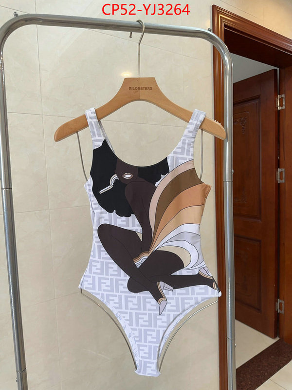 Swimsuit-Fendi best wholesale replica ID: YJ3264 $: 52USD