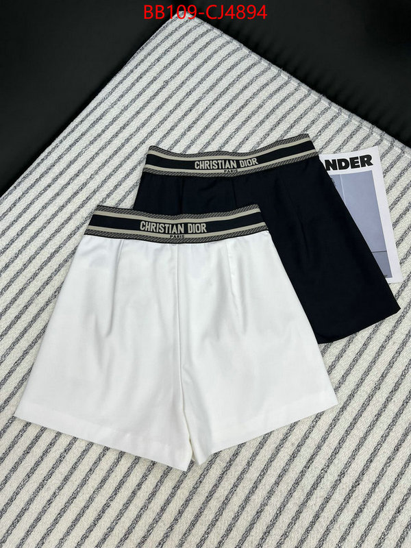 Clothing-Dior best wholesale replica ID: CJ4894 $: 109USD